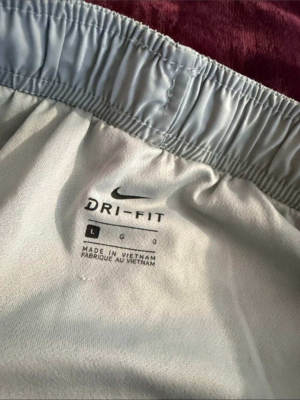 Nike White Athletic Running Shorts